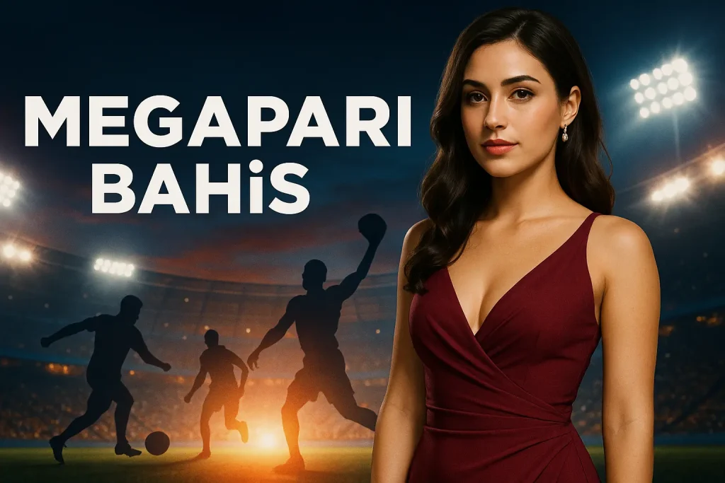 Megapari'nin sunduğu bahis olanaklarını anlatan dijital tanıtım görseli